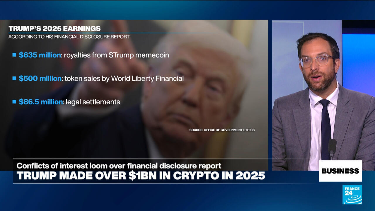Trump made over $1 billion thanks to crypto in 2025 – Business